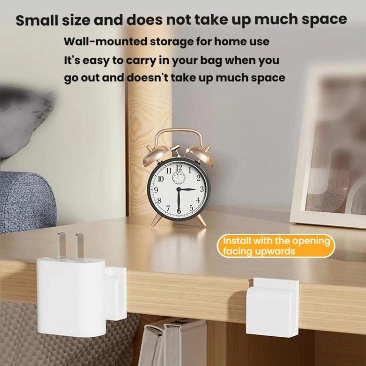 2 pièces support de chargeur de téléphone, serre-câble de charge, crochet de prise, organisateur