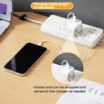 2 pièces support de chargeur de téléphone, serre-câble de charge, crochet de prise, organisateur