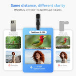Kit de lentille téléobjectif APEXEL TeleZoom 5-10X pour smartphone avec clip universel tout-en-un, APL-T5-10X