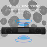 Haut-parleur Bluetooth Subwoofer à deux haut-parleurs ambiophoniques pour ordinateur, BS-28A