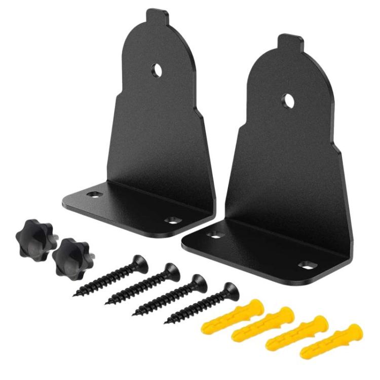 JJ-8007-B-0 2 pièces pour support mural de haut-parleur de barre de son incurvée Samsung, pour barre de son incurvée Samsung