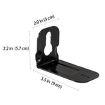 JJ-4020-B-0 2 pièces Pied de Haut-Parleur en Métal pour Samsung HW-N950 / HW-S40T / HW-S41T, JJ-4020-B-0