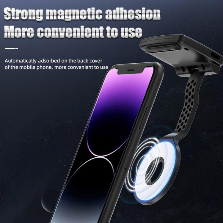 Lampe de lecture de nuit magnétique portable pour téléphone portable avec protection oculaire