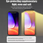 Lampe de lecture de nuit magnétique portable pour téléphone portable avec protection oculaire