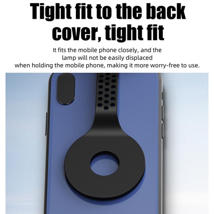 Lampe de lecture de nuit magnétique portable pour téléphone portable avec protection oculaire