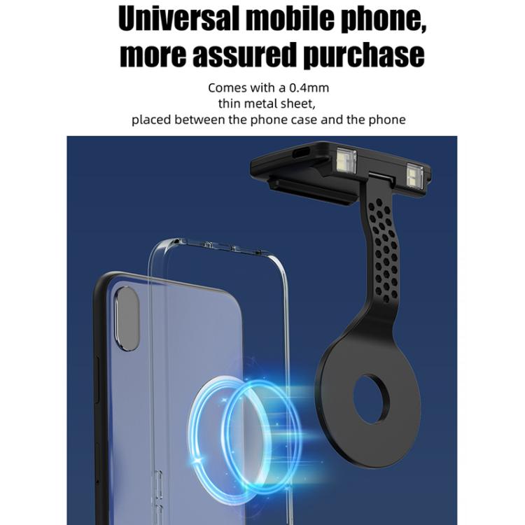 Lampe de lecture de nuit magnétique portable pour téléphone portable avec protection oculaire