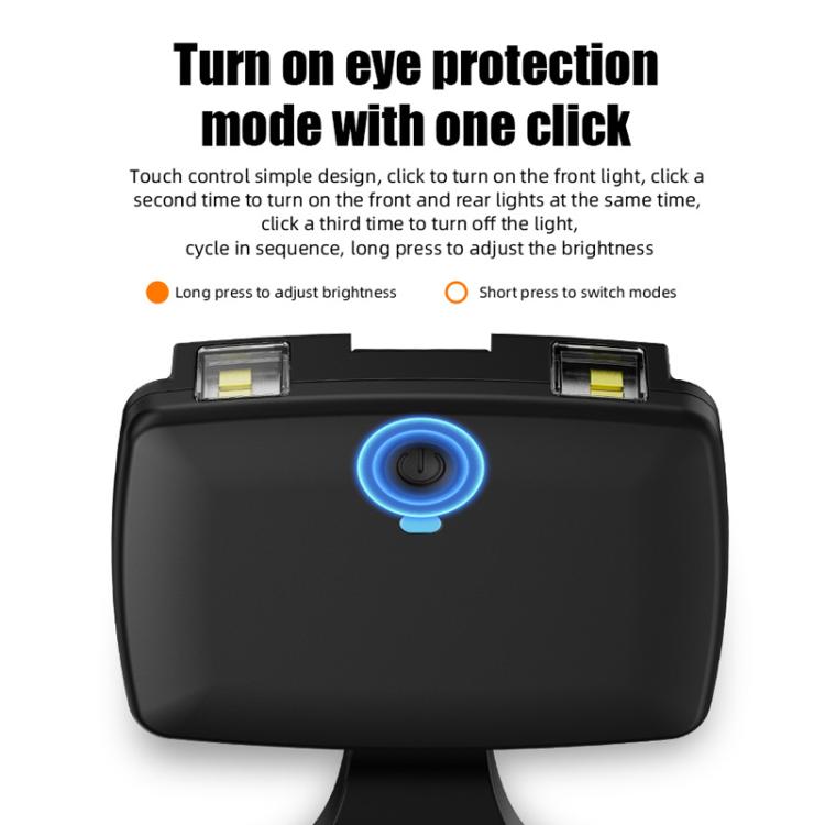 Lampe de lecture de nuit magnétique portable pour téléphone portable avec protection oculaire