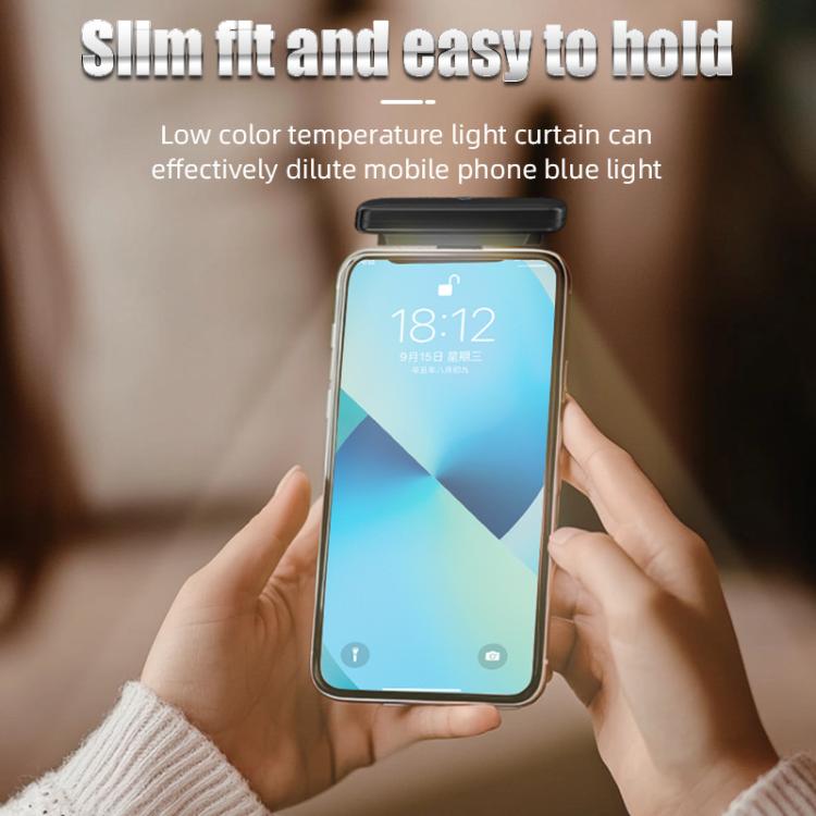 Lampe de lecture de nuit magnétique portable pour téléphone portable avec protection oculaire