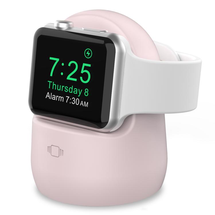 Pour support de charge et de rangement en silicone Ahastyle PT63 pour Apple Watch, mini-socle de charge, sans chargeur
