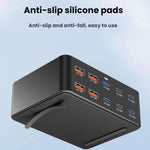 Chargeur multiport à super charge rapide GaN 330W, prise EU, prise US, prise UK, prise AU, prise KR