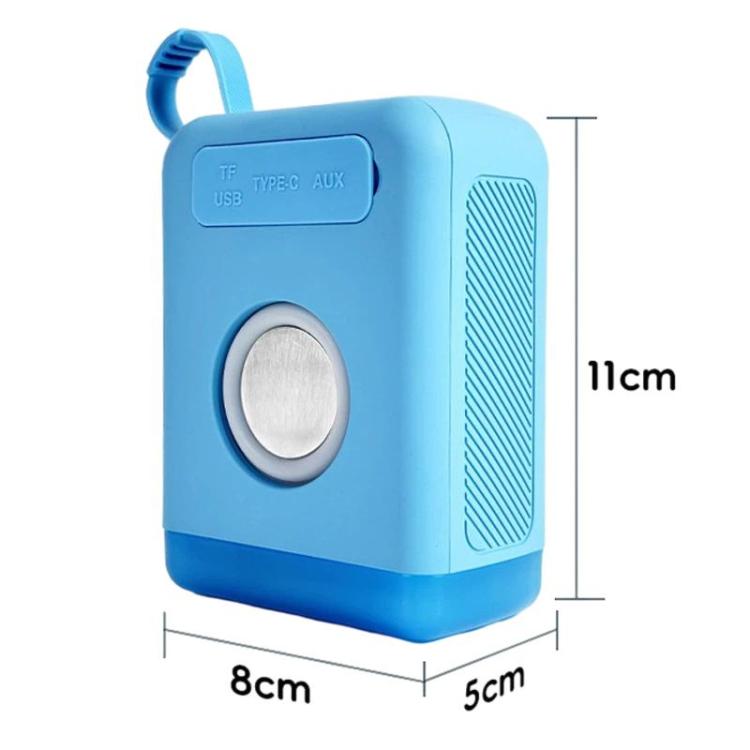 Mini haut-parleur Bluetooth rétro avec lumières RVB, carte TF et clé USB, audio de bureau