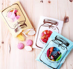 100 Pièces / Ensemble Joli Sac d'Emballage Cadeau Coloré à Motif Bouteille pour Biscuits Bonbons Mariage Anniversaire