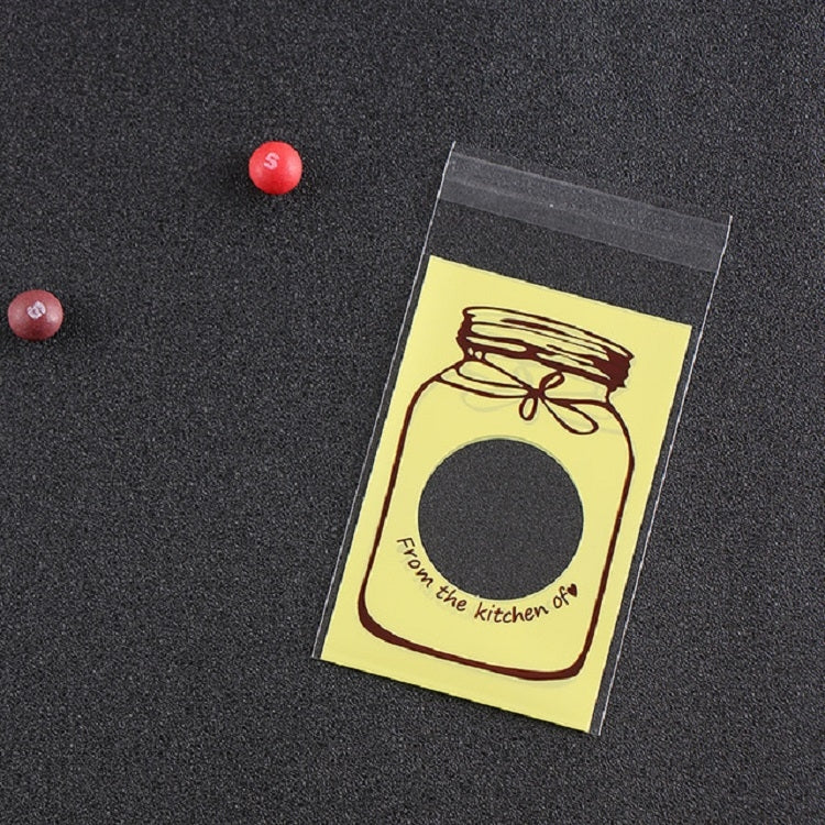 100 Pièces / Ensemble Joli Sac d'Emballage Cadeau Coloré à Motif Bouteille pour Biscuits Bonbons Mariage Anniversaire