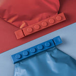 4 pièces/lot de blocs de construction, pinces d'étanchéité pour aliments, pinces de cuisine fraîches, sacs en plastique pour collations, bâtonnets de scellage, pinces de scellage