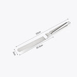 Spatule à crème en acier inoxydable Couteau à cloche en acier inoxydable Spatule à gâteau Racloir de cuisson Outils de pâtisserie