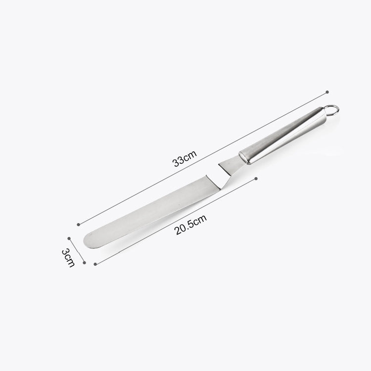 Spatule à crème en acier inoxydable Couteau à cloche en acier inoxydable Spatule à gâteau Racloir de cuisson Outils de pâtisserie