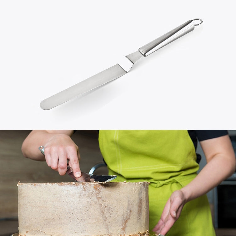 Spatule à crème en acier inoxydable Couteau à cloche en acier inoxydable Spatule à gâteau Racloir de cuisson Outils de pâtisserie