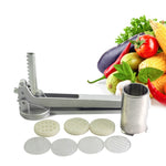 Machine à pâtes domestique en acier inoxydable, petite machine à pâtes manuelle multifonctionnelle, machine à nouilles + 7 moules
