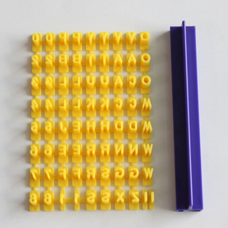 Ensemble de moules à gâteaux avec sceau à symboles alphanumériques anglais, moule à gâteau à caractères mobiles, ensemble de moules à gâteaux