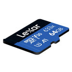 Carte mémoire Lexar 633x 64 Go pour enregistreur de conduite haute vitesse, dédiée aux téléphones portables (DVR TF), 64 Go