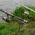 Support de canne à pêche automatique double ressort en acier inoxydable