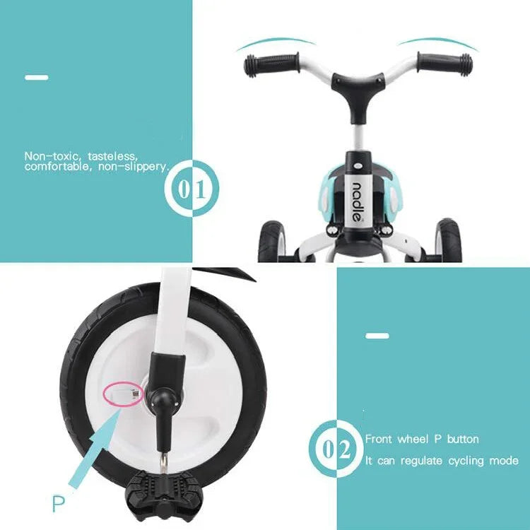 Jouets à chevaucher, tricycle bébé, vélo pliant pour enfants, trottinette, tricycle bébé