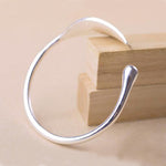 Bracelets ouverts en forme de feuilles, bijoux de luxe vintage en argent pour femmes