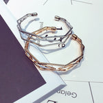 Bracelets de manchette multi-couches ouverts, style vintage, avec breloques, Noir, Or rose, Argent, Or