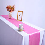 Nappe en satin pour décoration de table, fête à la maison, mariage, décoration de Noël, 30X275CM