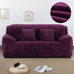 Housse de canapé en tissu peluche épaisse, housse élastique pour canapé, ne comprend pas la housse de coussin, 1 place 90-140cm, 2 places 145-185cm, 3 places 190-230cm, 4 places 230-300cm
