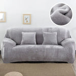 Housse de canapé en tissu peluche épaisse, housse élastique pour canapé, ne comprend pas la housse de coussin, 1 place 90-140cm, 2 places 145-185cm, 3 places 190-230cm, 4 places 230-300cm