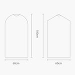 100 Pcs Housse Anti-Poussière Jetable Transparente pour Vêtements, 55x80cm PP 4 Fils, 60x90cm PP 4 Fils, 60x100cm PP 4 Fils, 55x80cm PE Épais 6 Fils, 60x90cm PE Épais 6 Fils, 60x100cm PE Épais 6 Fils, 60x110cm PP 4 Fils, 60x110cm PE Épais 6 Fils...