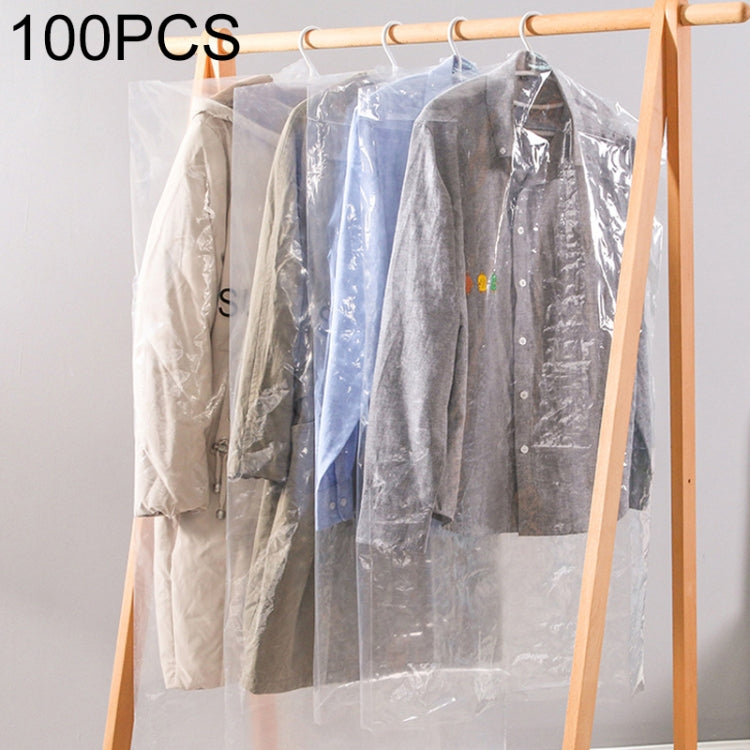 100 Pcs Housse Anti-Poussière Jetable Transparente pour Vêtements, 55x80cm PP 4 Fils, 60x90cm PP 4 Fils, 60x100cm PP 4 Fils, 55x80cm PE Épais 6 Fils, 60x90cm PE Épais 6 Fils, 60x100cm PE Épais 6 Fils, 60x110cm PP 4 Fils, 60x110cm PE Épais 6 Fils...