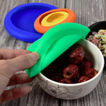 3 ensembles de 4 couvercles en silicone multifonctions pour fruits et légumes, hermétiques et extensibles, livraison en couleur aléatoire, couvercle frais en silicone