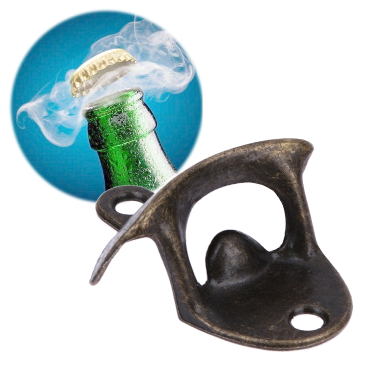 Lot de 2 décapsuleurs vintage muraux pour vin et bière