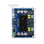 XH-M543 120W+120W Amplificateur Audio Numérique TPA3116D2 Stéréo Double Canal Haute Puissance, Amplificateur Audio Double Canal 120W+120W