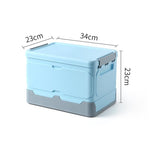 Boîte de rangement pliable en plastique pour voiture, pour livres et fournitures scolaires, tailles L, XL