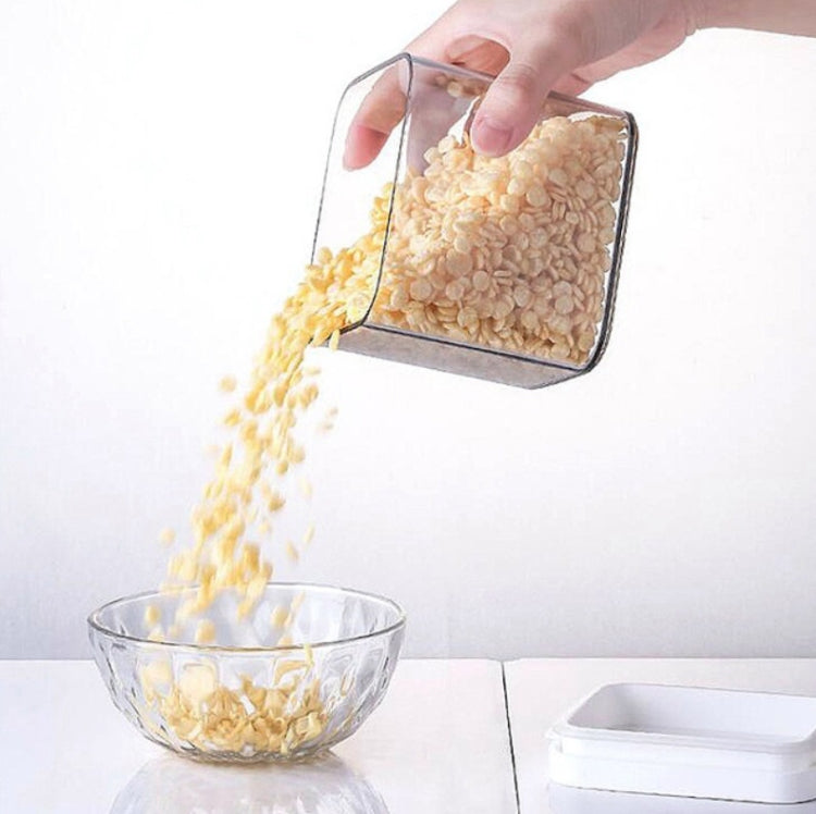Bocaux de conservation transparents à céréales pour la maison, qualité alimentaire, avec couvercle, pour fruits secs et snacks, 700 ml, 1100 ml, 1500 ml