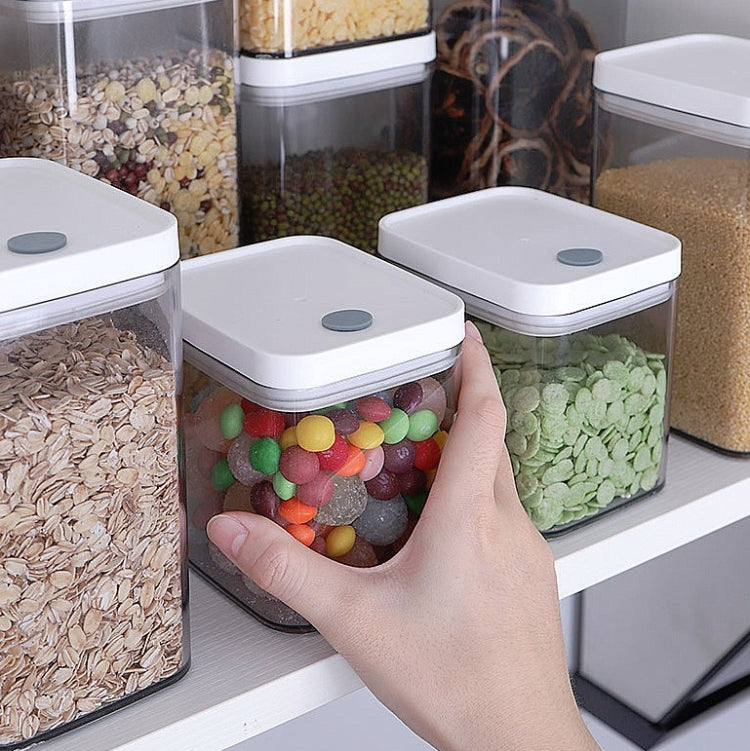 Bocaux de conservation transparents à céréales pour la maison, qualité alimentaire, avec couvercle, pour fruits secs et snacks, 700 ml, 1100 ml, 1500 ml