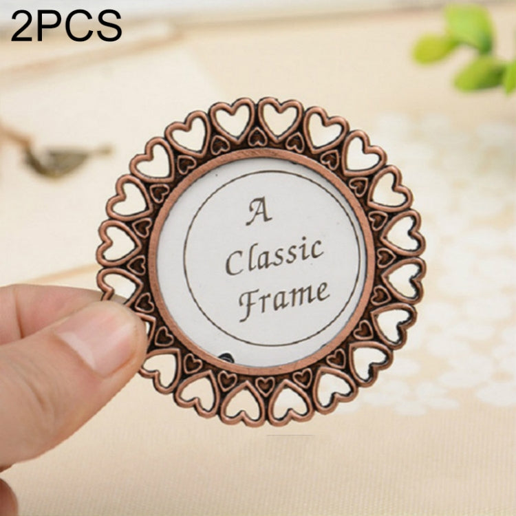 2 cadres photo créatifs en métal vintage, faon, citrouille, clôture, papillon rond, Paris, porte-clés cœur, porte-clés carré, ovale, carré dentelle, amour rond, papillon carré, cœur dentelle, carré doré, carré gris