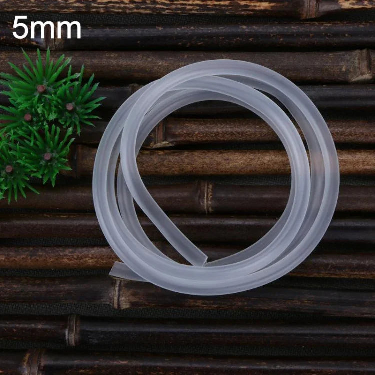 Tuyau Souple en Silicone 4x6mm pour Pompe à Oxygène Pierre à Bulles Pompe à Air Professionnelle Aquarium Étang Tube d'Aération Filtre, 5m, 10m