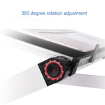 Support d'ordinateur portable pliant en alliage d'aluminium avec réglage universel à 360 degrés