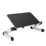 Support d'ordinateur portable pliant en alliage d'aluminium avec réglage universel à 360 degrés