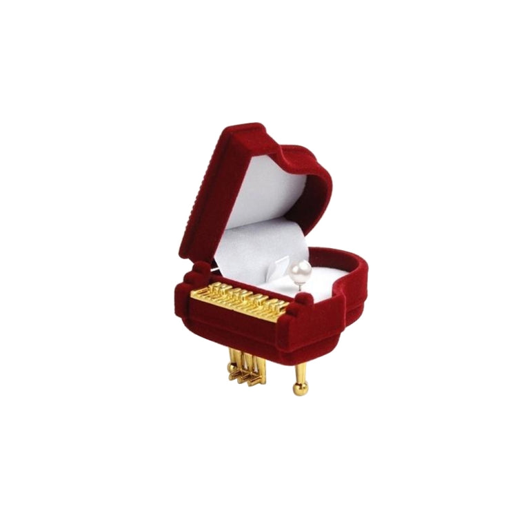 Boîte à bagues en forme de piano, boîte à bijoux pour boucles d'oreilles, pendentif, étui de rangement, étui cadeau