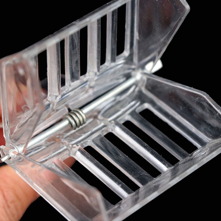 2 pinces en plastique type clip livre cage à reine outil apicole