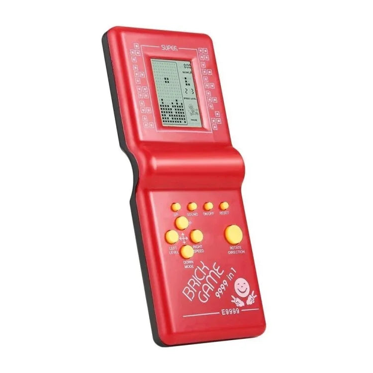 Console de jeu portable classique Tetris en briques, 7 jeux intégrés, couleurs aléatoires, jeu de briques portable