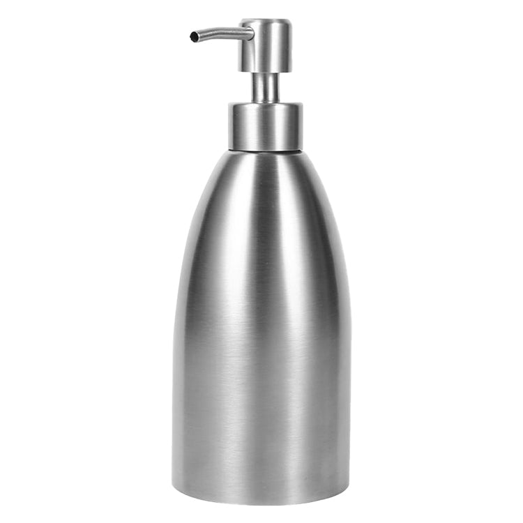 Distributeur de Savon en Acier Inoxydable de 500 ml, Distributeur de Savon de 500 ml pour Cuisine, Salle de Bain, Shampoing, Bouteille de Détergent