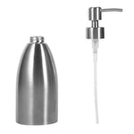 Distributeur de Savon en Acier Inoxydable de 500 ml, Distributeur de Savon de 500 ml pour Cuisine, Salle de Bain, Shampoing, Bouteille de Détergent