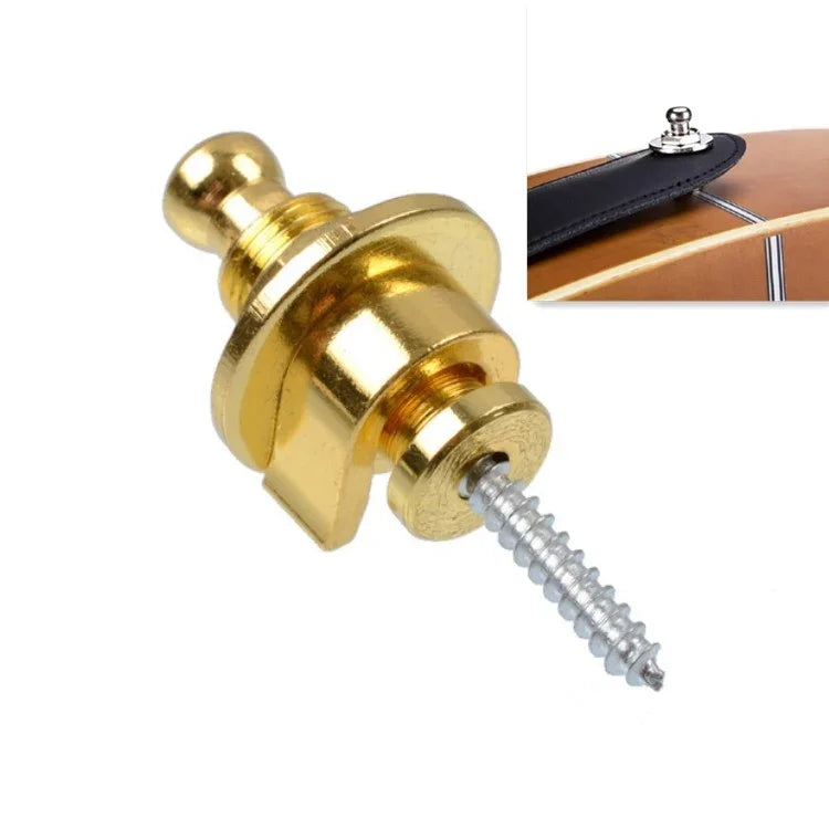 Boucle de sangle de guitare universelle en métal, clou de sangle anti-déraillement
