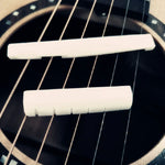 Coussin pour cordes de guitare, coussin en os de bœuf pour chevalet supérieur et inférieur, accessoires de guitare, cordes de guitare
